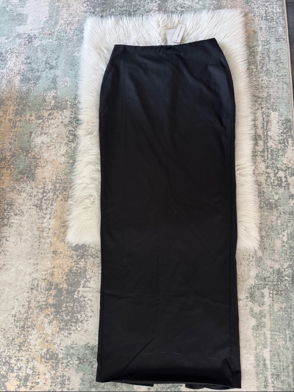 naked wardrobe Black Maxi Pencil Skirt